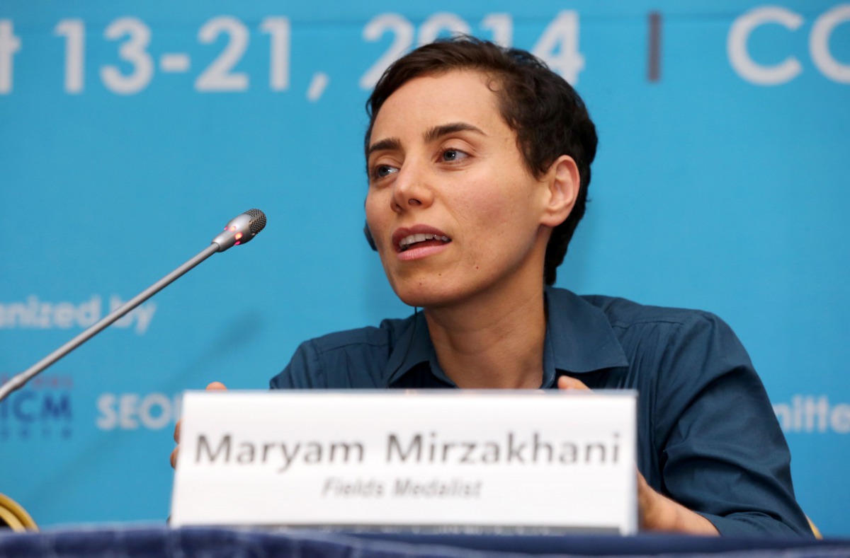 Iranian- born Maryam Mirzakhani (AFP / The Seoul ICM 2014)