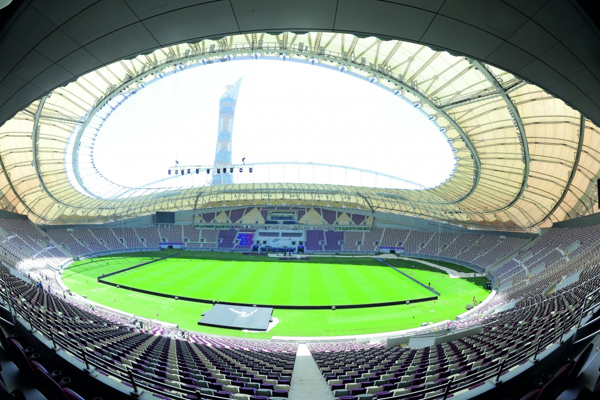 A refurbished Khalifa International Stadium. It will host group games and a quarter-final match of the 2022 FIFA World Cup.  Pic: Salim Matramkot / The Peninsula