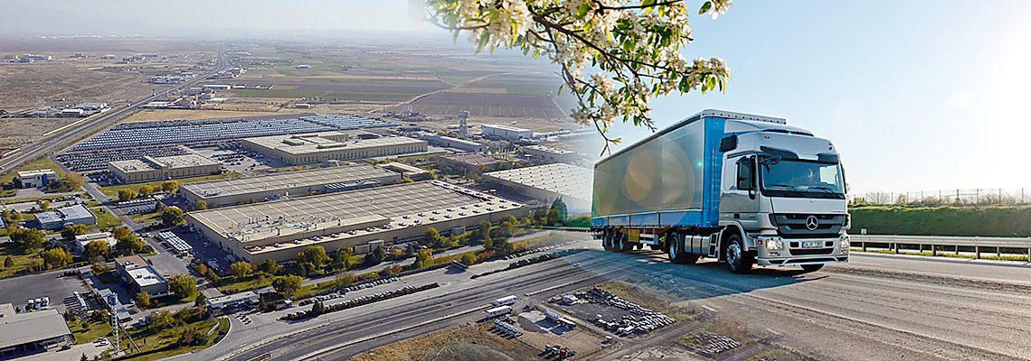 File photo of Mercedes-Benz Turk’s plant in Istanbul.