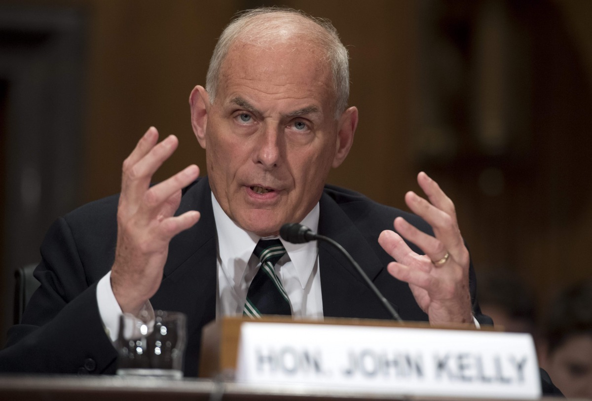US Secretary of Homeland Security John Kelly testifying during a Senate Homeland Security and Governmental Affairs Committee hearing on Capitol Hill in Washington, DC. (AFP / SAUL LOEB / file photo)