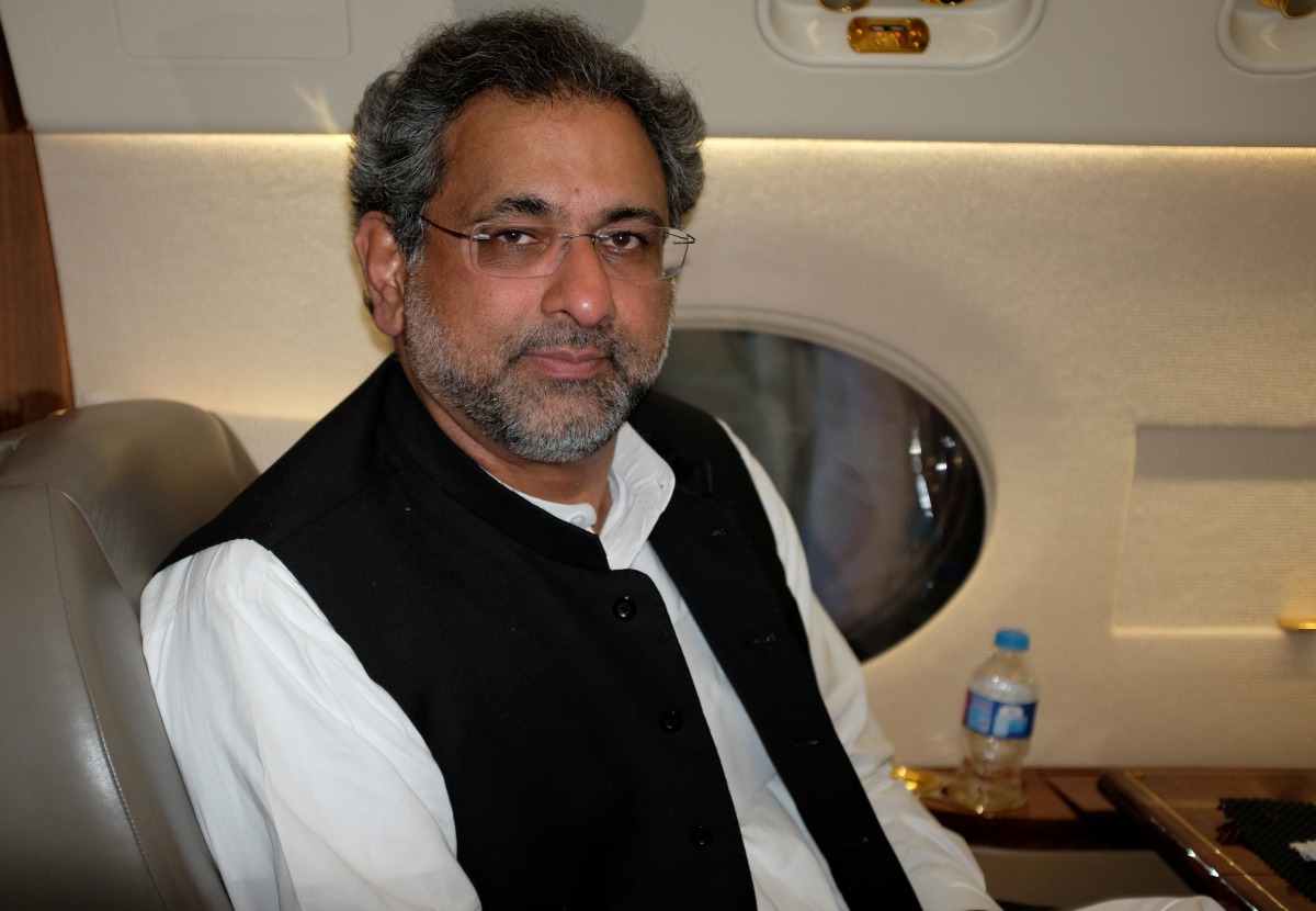 Pakistan's former Petroleum Minister Shahid Khaqan Abbasi poses for a photo during an interview with Reuters in Jhang, Pakistan July 7, 2017. (REUTERS/Drazen Jorgic/File Photo)