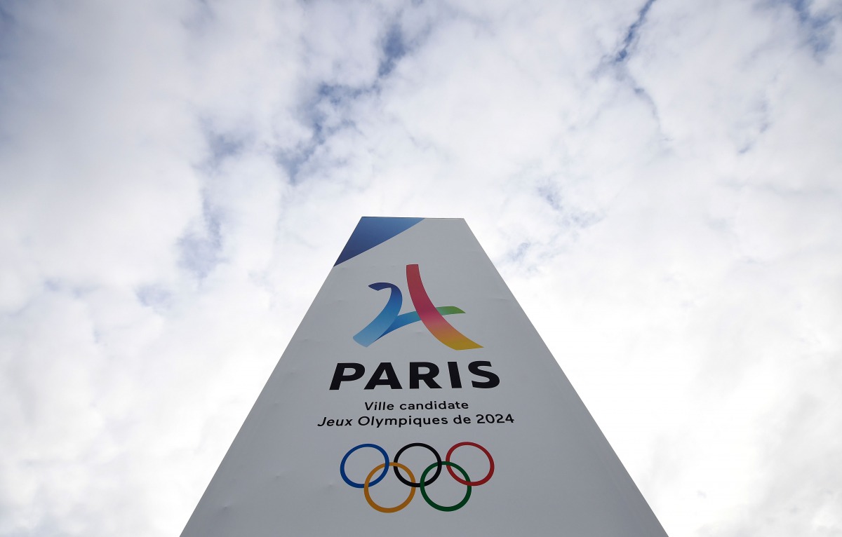 The entrance of the Paris-Le Bourget Exhibition venue in Le Bourget in this file photo taken on May 15, 2017. AFP / Franck Fife