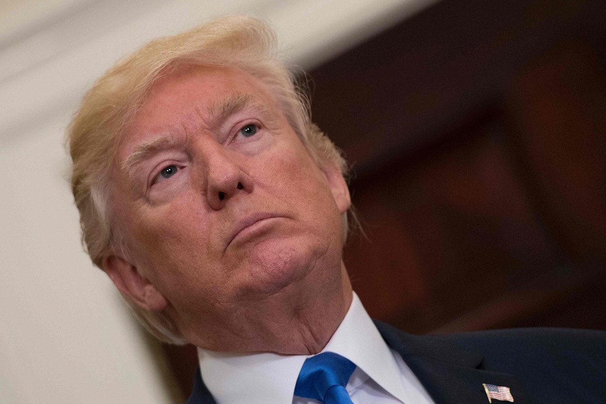 US President Donald Trump makes an announcement on immigration at the White House in Washington, DC, on August 2, 2017. (AFP / JIM WATSON)