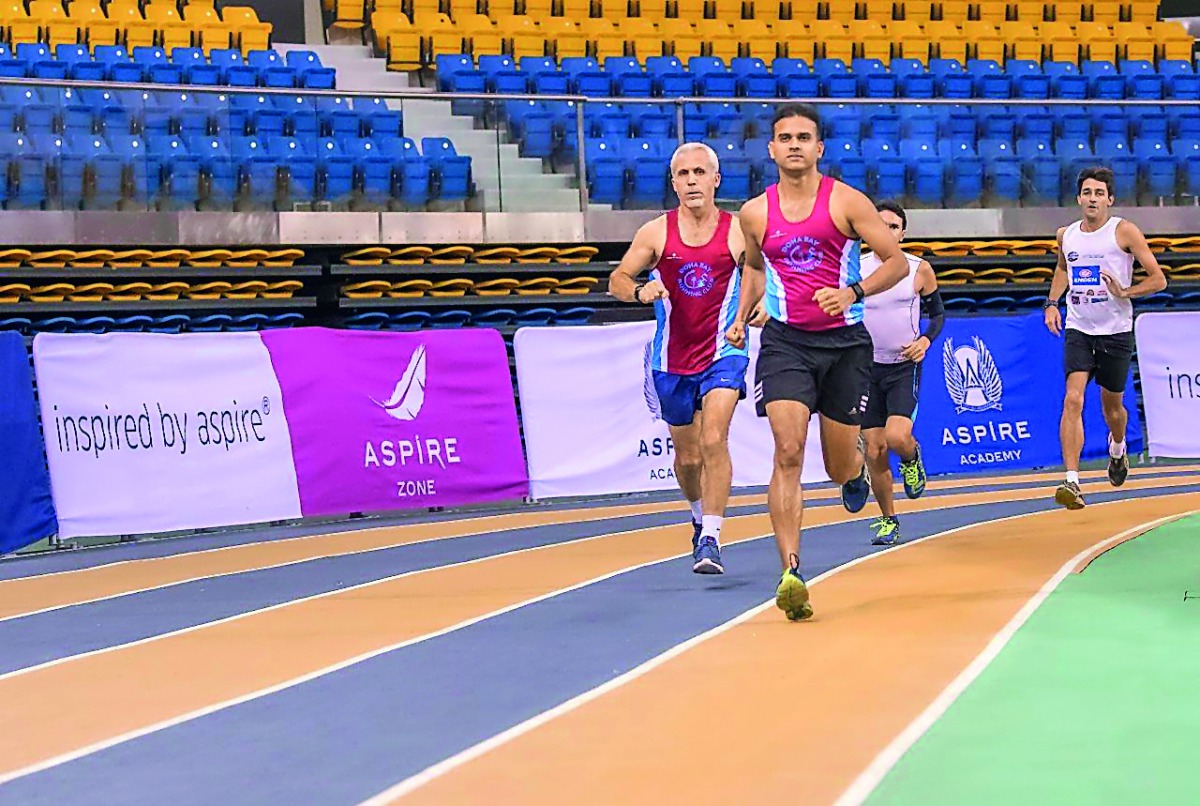 The “Splash and Dash” programme offers participants the use of Aspire Dome’s athletic track. 