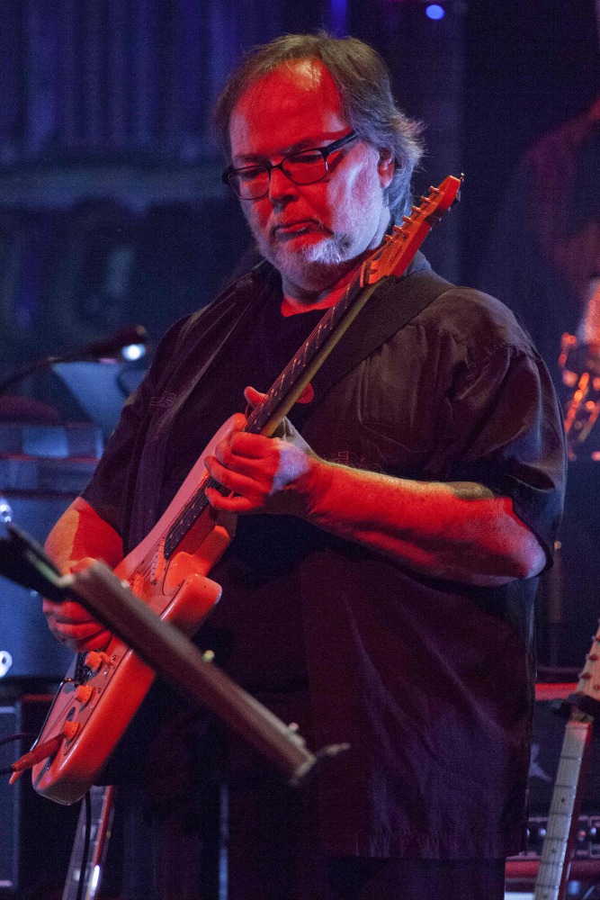 This file photo taken on October 10, 2015 shows Walter Becker of Steely Dan performing at the Beacon Theatre in New York City. AFP / Getty Images North America / Santiago Felipe