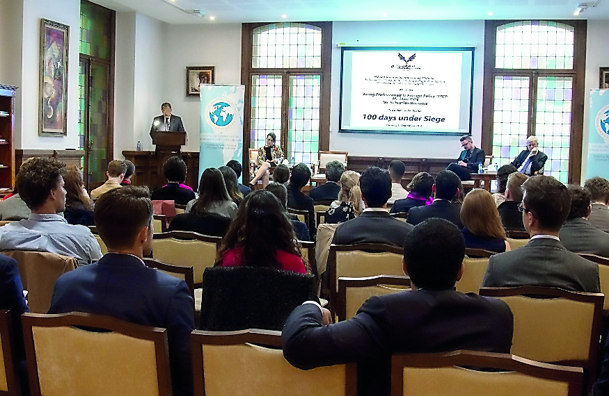 Qatar’s Ambassador to Belgium and Head of Qatari Missions to EU and Nato,  H E Abdulrahman bin Mohammed Al Khulaifi,  inaugurates the activities of the Middle East Center for Dialogue in Brussels