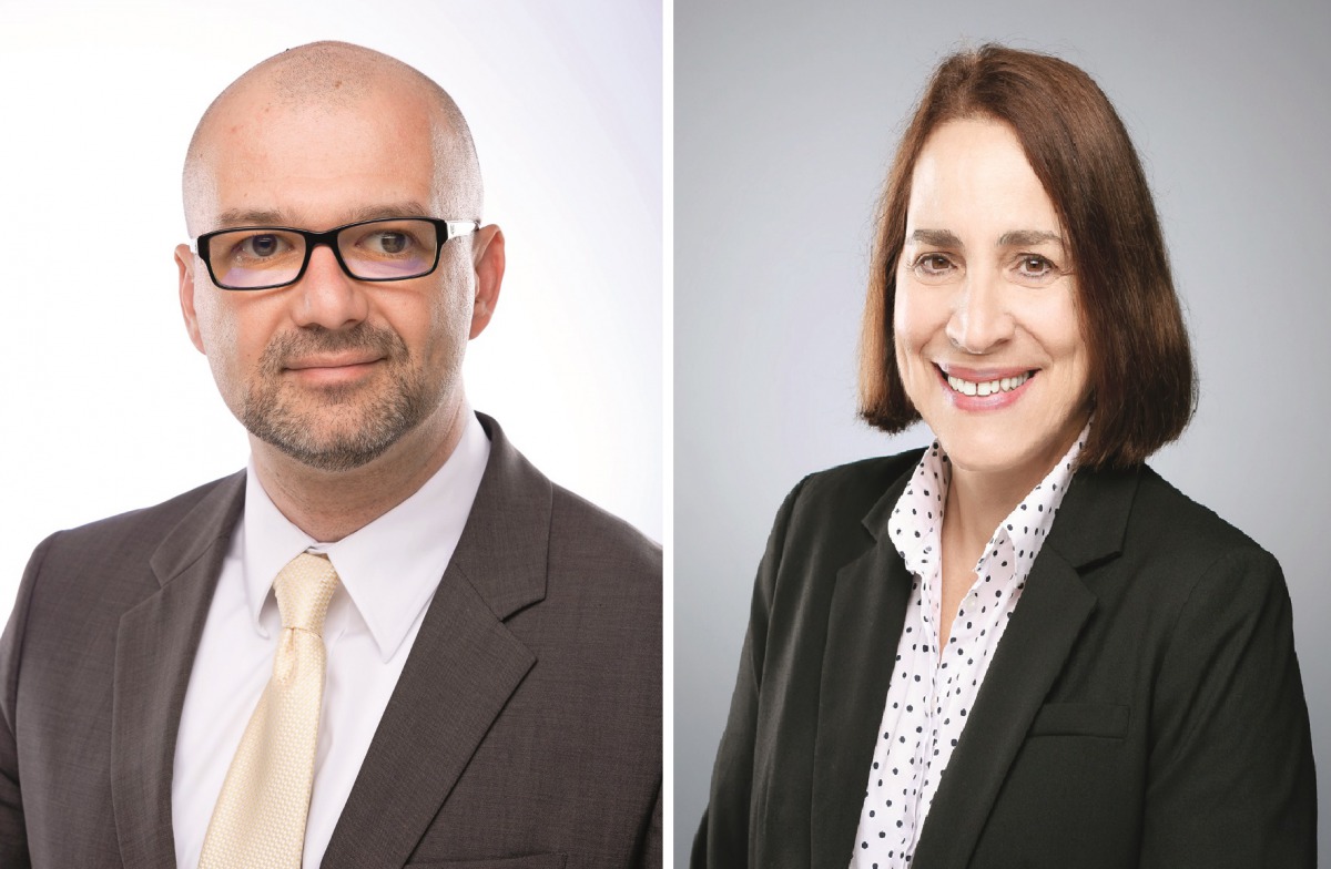 George Anghelcev and (right) Hariclea Zengos. 