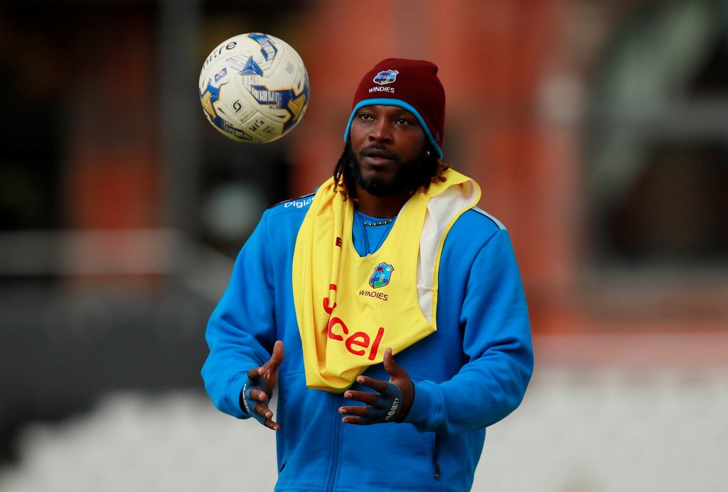 West Indies Chris Gayle during nets (Action Images via Reuters/Jason Cairnduff)