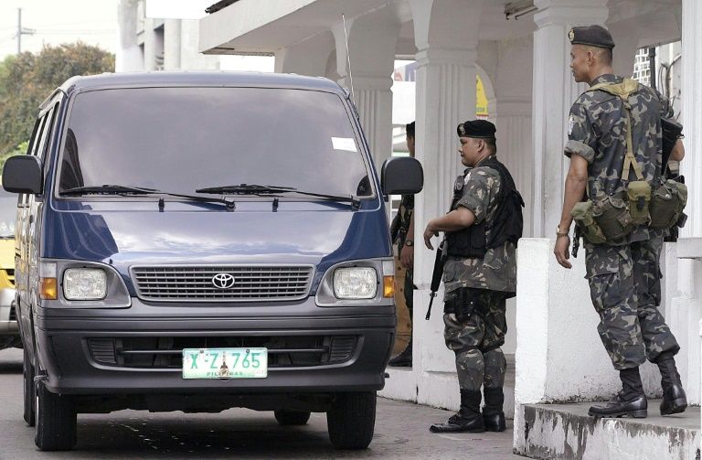 File picture of the elite Presidential Security Group on duty in Manila. 
