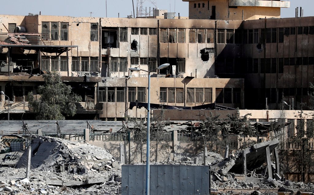 A view of Raqqa's National Hospital, last stronghold of the Islamic State militants, in Raqqa, Syria September 30, 2017. REUTERS/Erik De Castro TPX IMAGES OF THE DAY