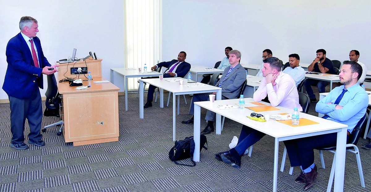 Participants during the training programme. 