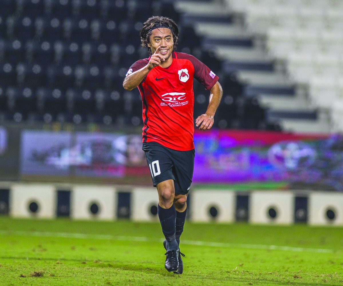 Al Rayyan’s striker Rodrigo Tabata