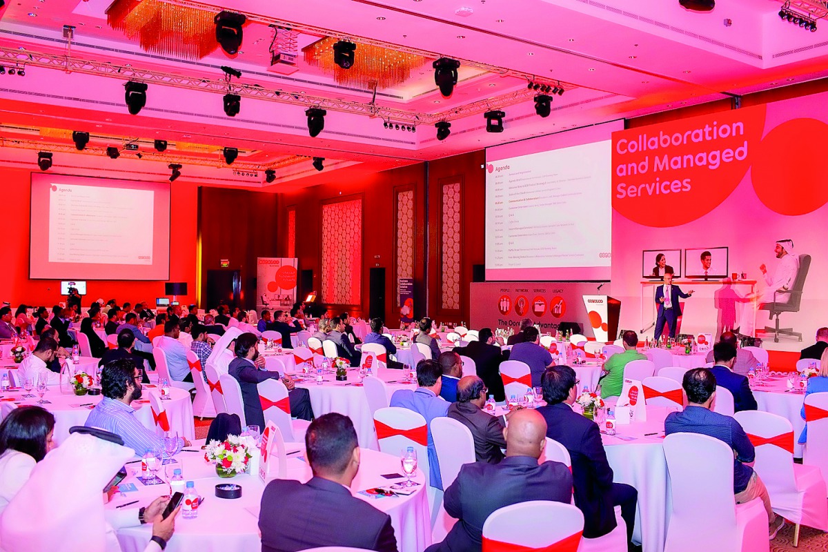 A session during the Business Collaboration and Managed Services event. 