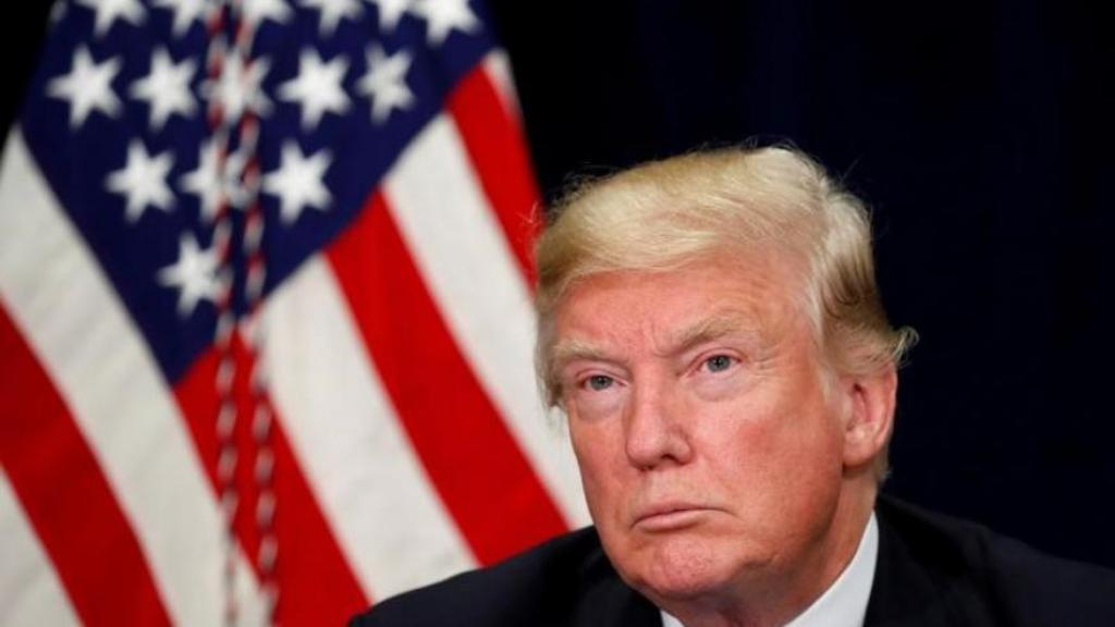 A file photo of US President Donald Trump. Reuters.