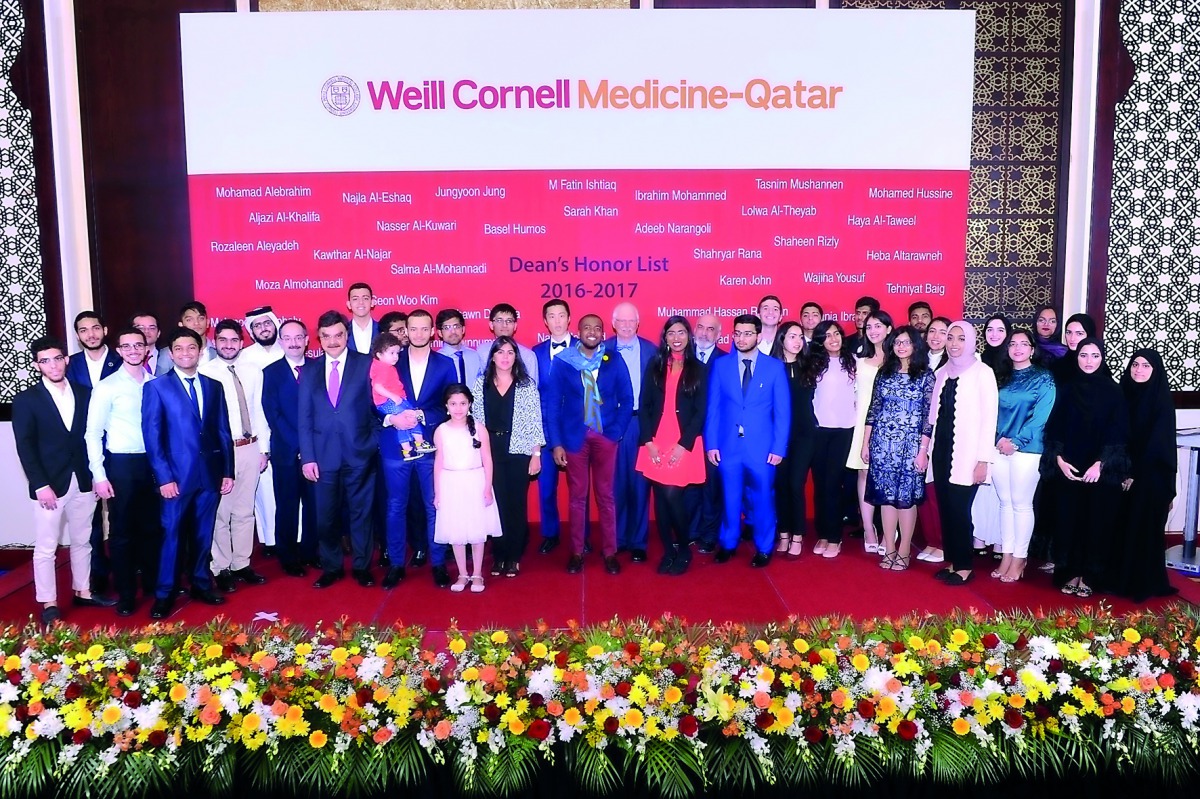 A group photo of the high-achieving students with Dr Javaid Sheikh and other faculty.