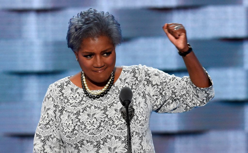 A file photo of former DNC Vice-Chair Donna Brazile during Day 2 of the Democratic National Convention at the Wells Fargo Center in Philadelphia./ AFP / SAUL LOEB
