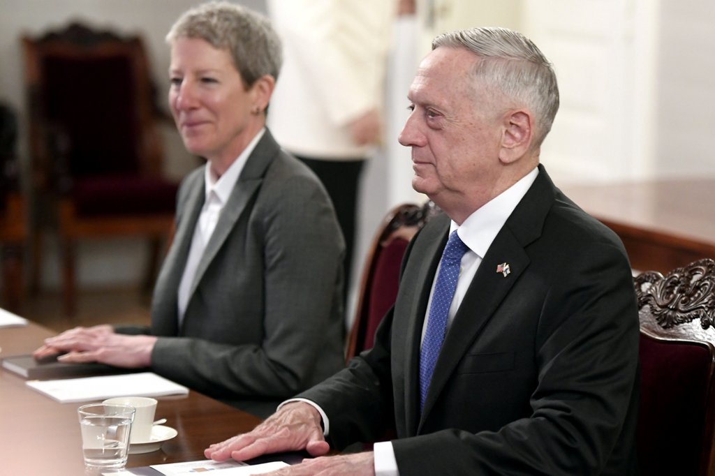 U.S. Secretary of Defense James Mattis in Helsinki, Finland November 6, 2017. Lehtikuva/Heikki Saukkomaa 