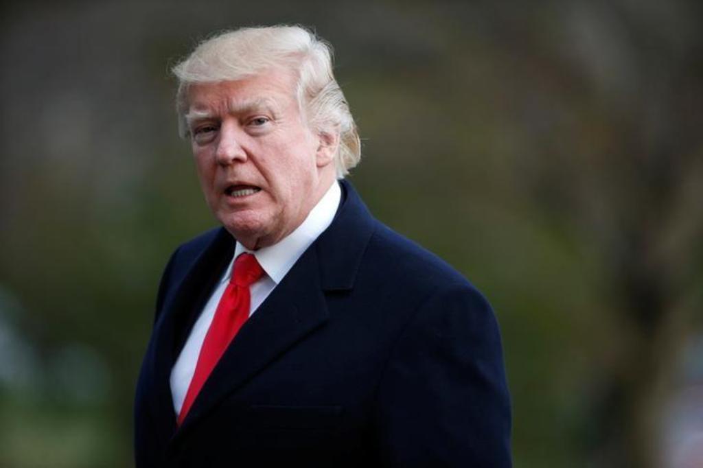 A file photo US President Donald Trump. Reuters.