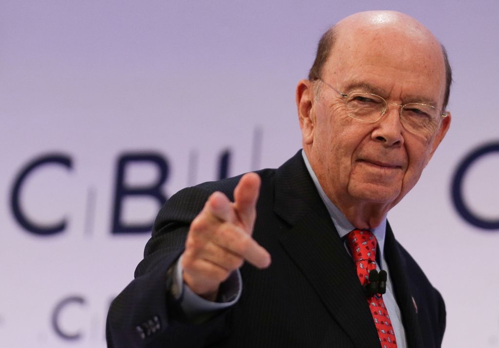 A file photo of US Secretary of Commerce, Wilbur Ross. / AFP / Daniel LEAL-OLIVAS