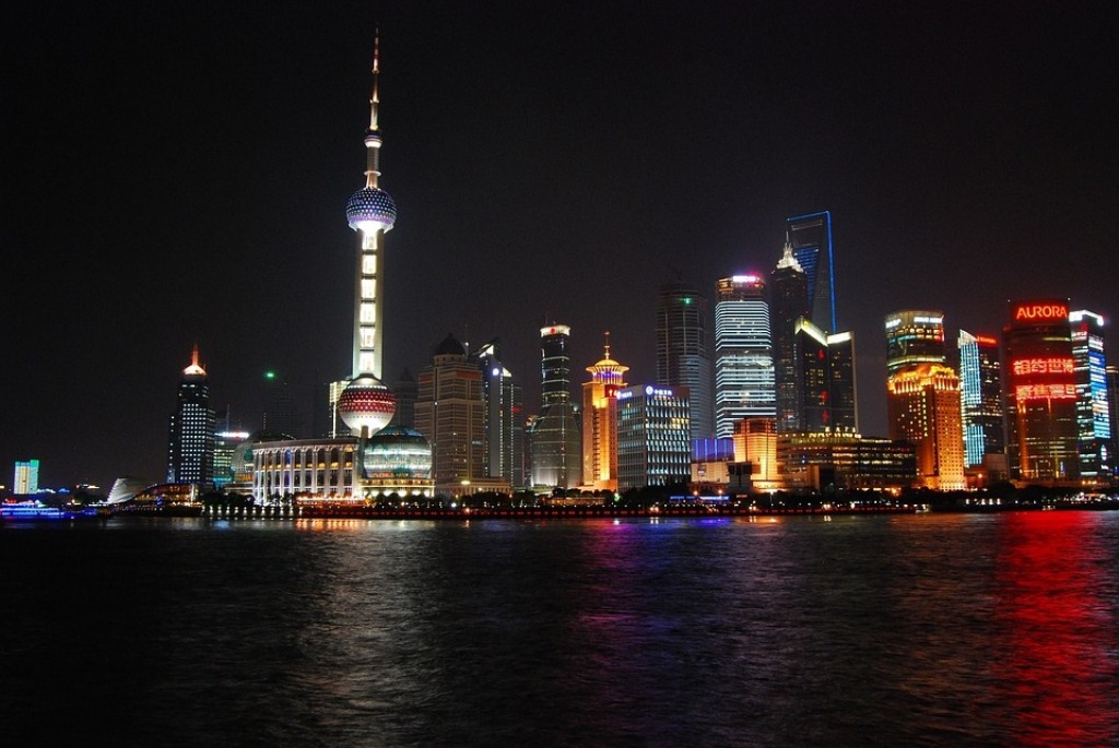 An image of China's Skyline.