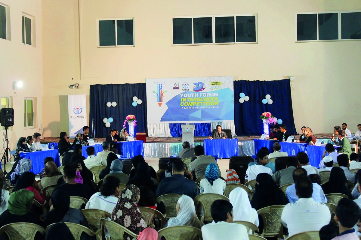 Six teams representing different Indian schools take part in the competition organised by Doha International Centre for Interfaith Dialogue.