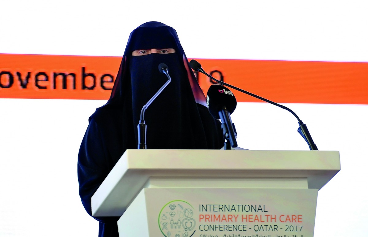 Dr Mariam Abdulmalik (left), Managing Director of PHCC: Pic: Kammutty VP / The Peninsula