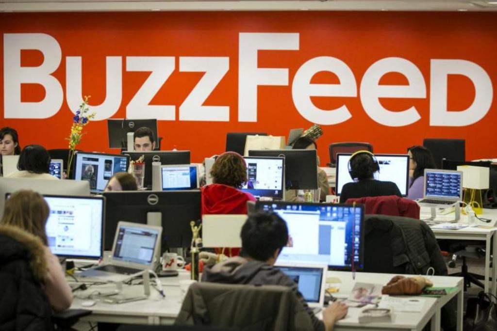 A file photo of BuzzFeed office. Reuters.