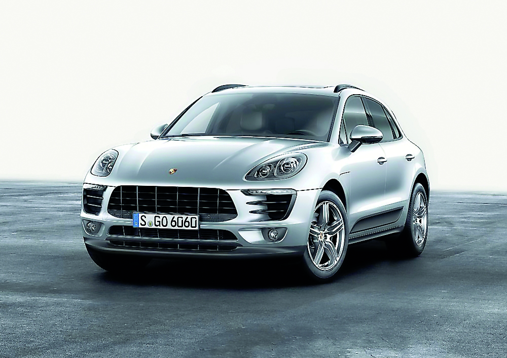 A Porsche Macan SUV model.