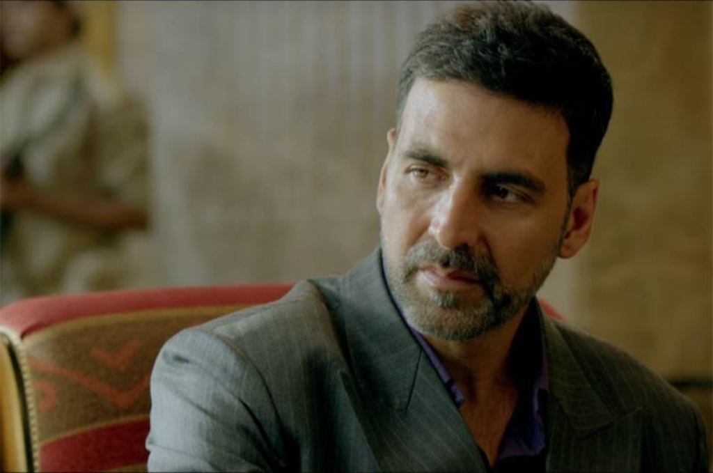 A still of actor Akshay Kumar from the movie Airlift.