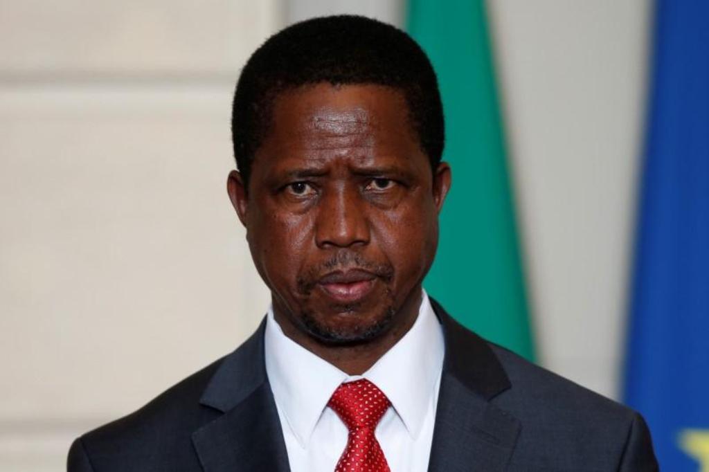 A file photo of Zambian President Edgar Lungu. Reuters