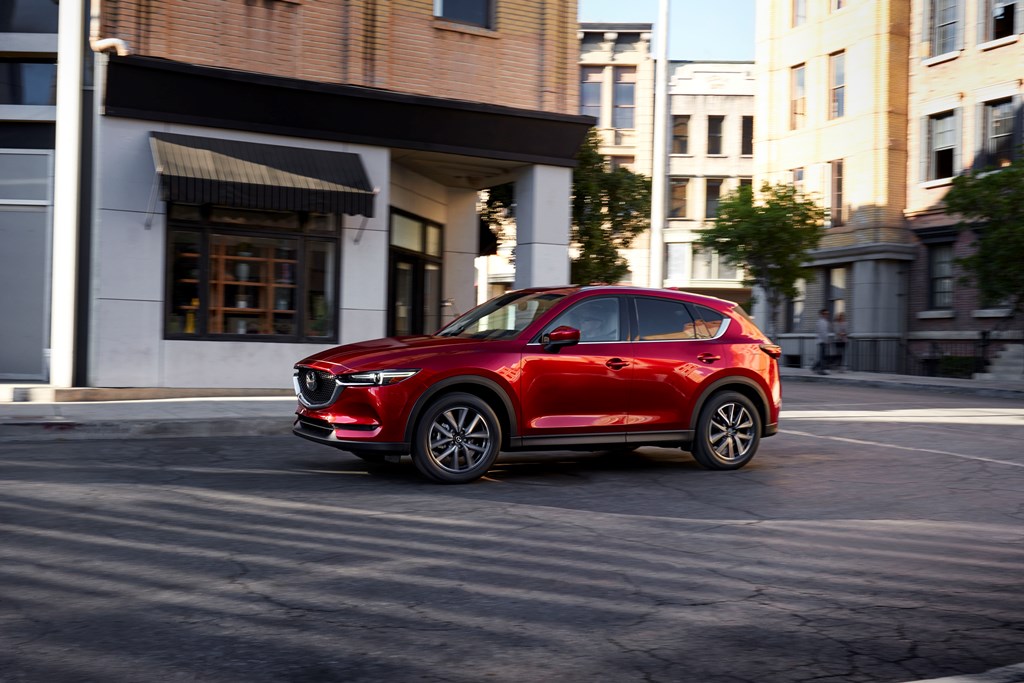 The 2018 Mazda CX-5 Touring is a compact SUV, perfect for families of five who travel with light cargo, reviewer Warren Brown says. Image: Mazda handout photo
