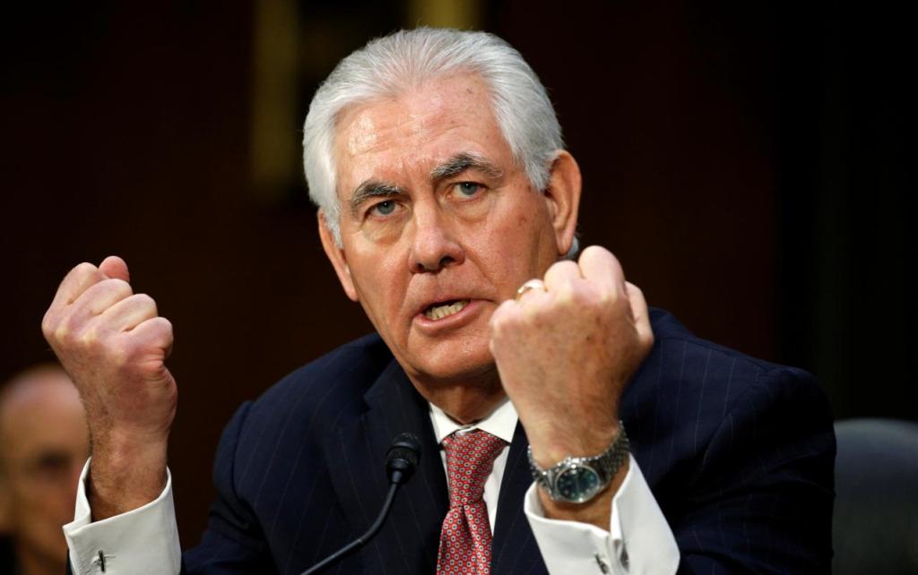 A file photo of Rex Tillerson. REUTERS/Kevin Lamarque