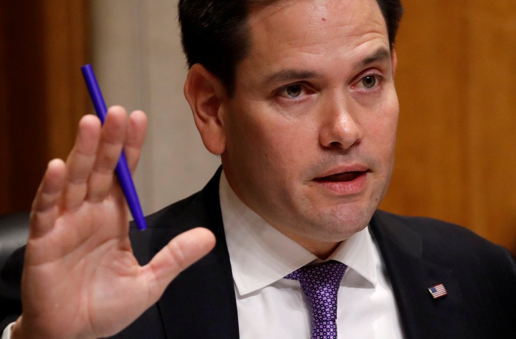 Cuban-American Republican Senator Marco Rubio speaks about the State Department's handling of the US Embassy in Havana's health problems, during a Senate Foreign Relations subcommittee hearing on Capitol Hill in Washington, US, January 9, 2018. REUTERS/Ke