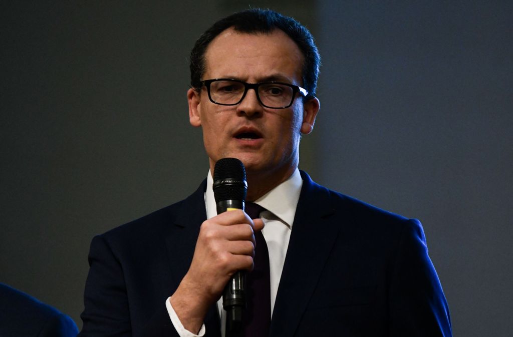 CEO of Ocean Infinity Limited Oliver Plunkett speaks during a press conference after a signing ceremony to resume the search for missing Malaysia Airlines flight MH370 at the Malaysian federal administrative centre in Putrajaya, outside Kuala Lumpur on Ja