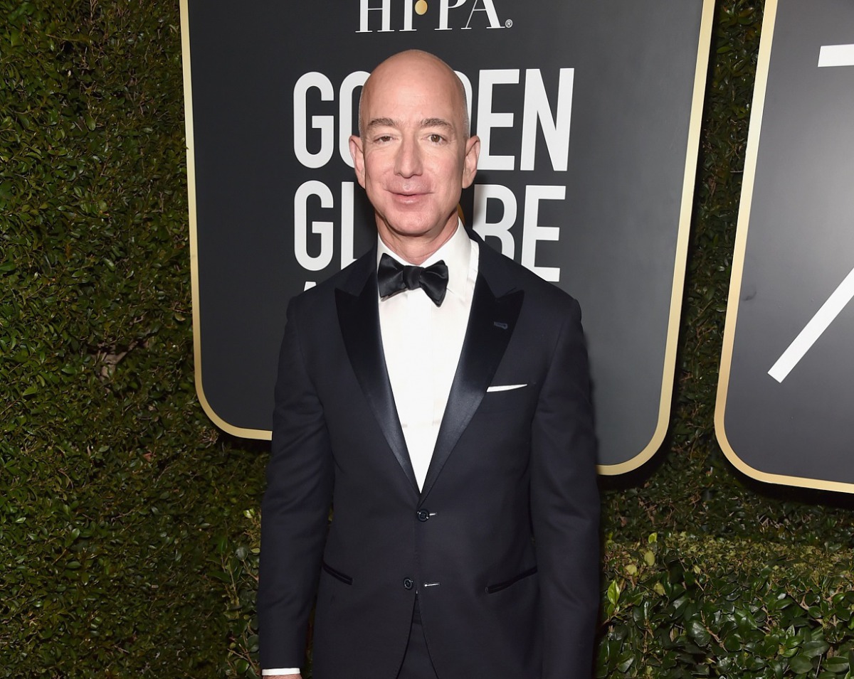 Chief Executive Officer of Amazon Jeff Bezos attends The 75th Annual Golden Globe Awards at The Beverly Hilton Hotel on January 7, 2018 in Beverly Hills, California. Alberto E. Rodriguez/Getty Images/AFP