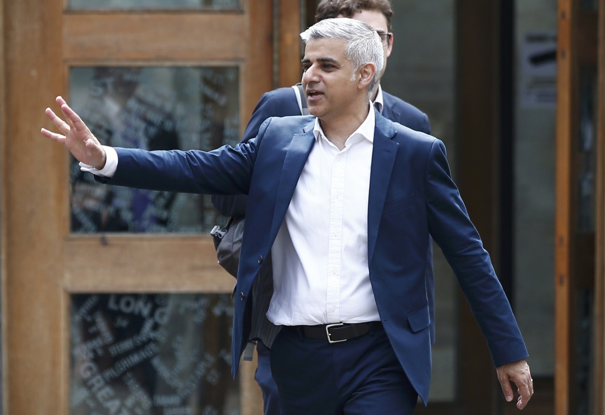 London Mayor Sadiq Khan said Trump's visit next month 