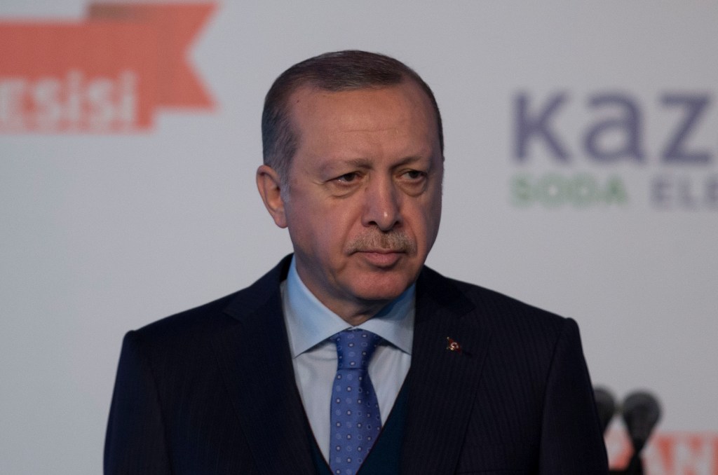 Turkish President Recep Tayyip Erdogan. Binnur Ege Gürün - Anadolu
