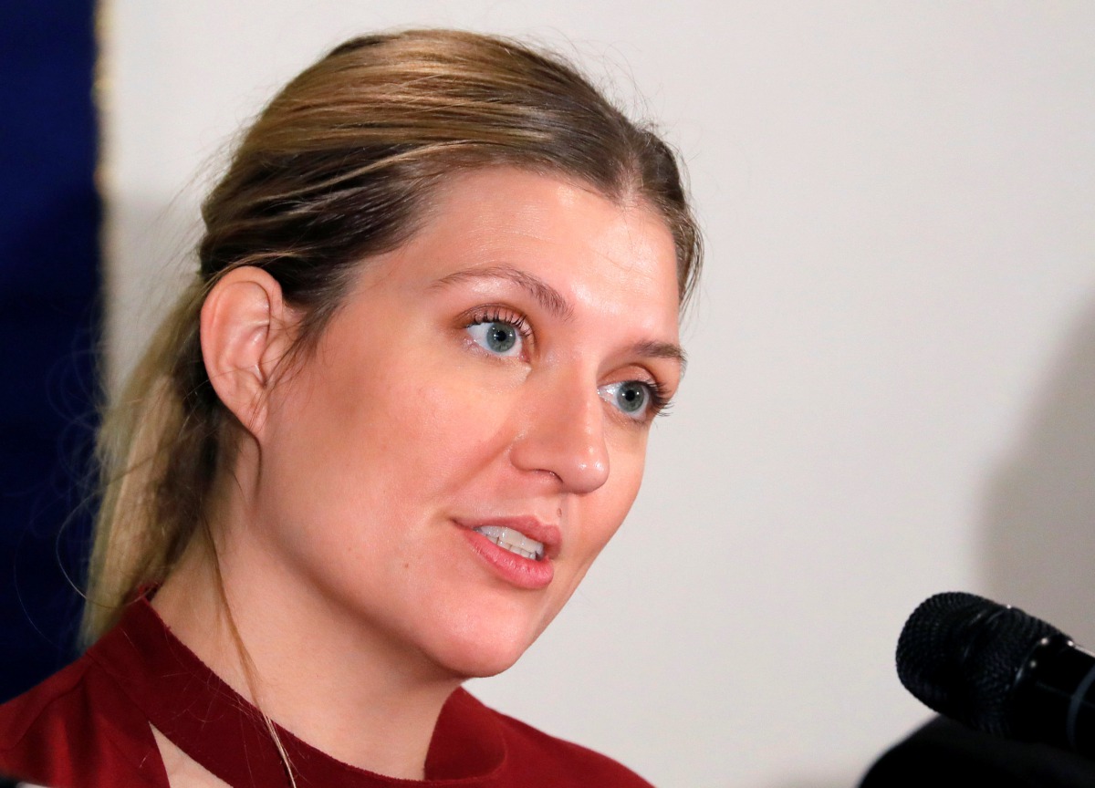 Beatrice Fihn, executive director of Nobel Peace Prize-winning International Campaign to Abolish Nuclear Weapons (ICAN), attends a news conference in Tokyo, Japan January 16, 2018. Reuters/Kim Kyung-Hoon