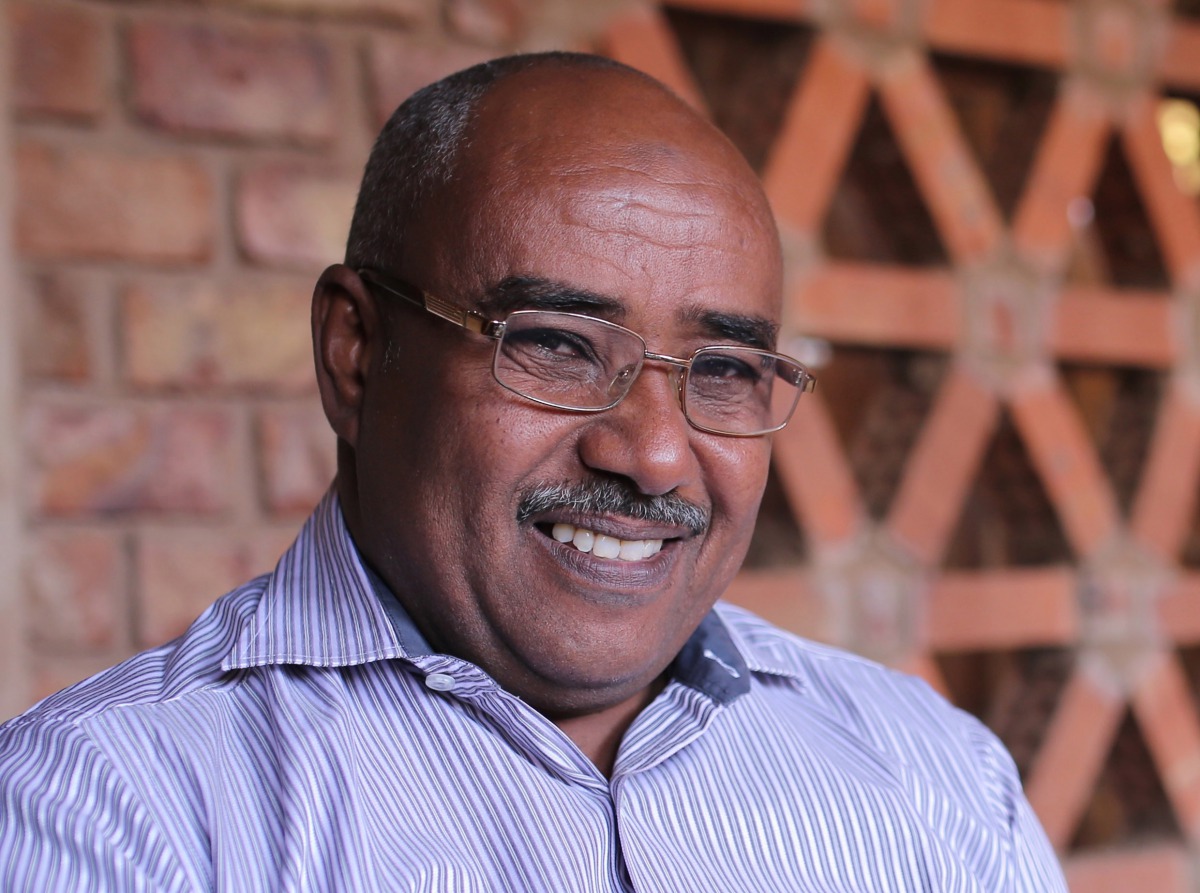 A file picture taken on January 3, 2016 in the Sudanese capital Khartoum shows Abdelmoneim Abu Idris Ali, a 51-year-old who has worked for AFP in Sudan for nearly a decade. Sudan on January 22, 2018 freed Agence France-Presse's reporter in Khartoum, Abdel
