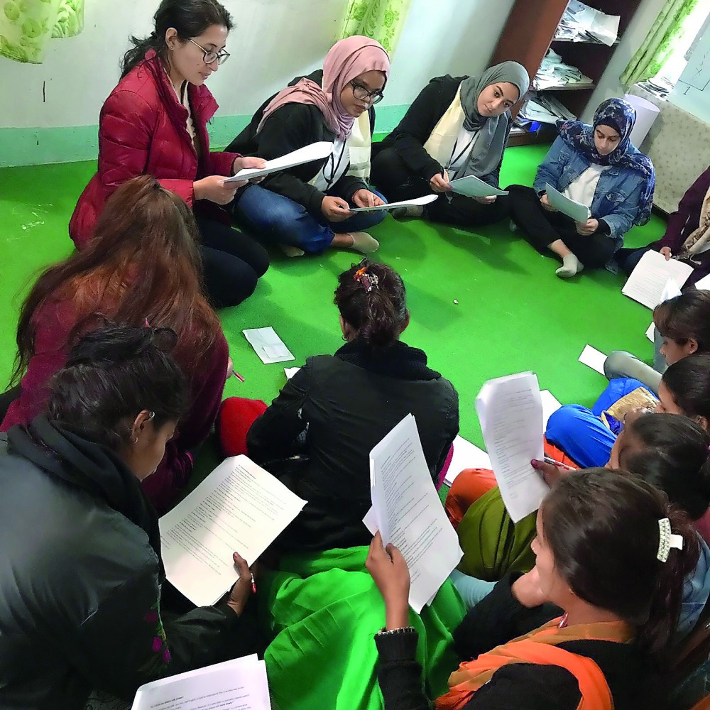 Participants at the ROTA 2018 Nepal Student Volunteer Trip.