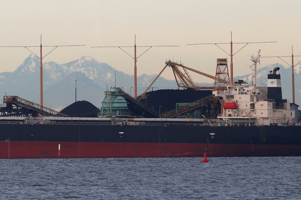 File photo of bulk carriers are filled with coal for export at Roberts Bank Superport in Delta, British Columbia, Canada January 15, 2018. REUTERS/Ben Nelms