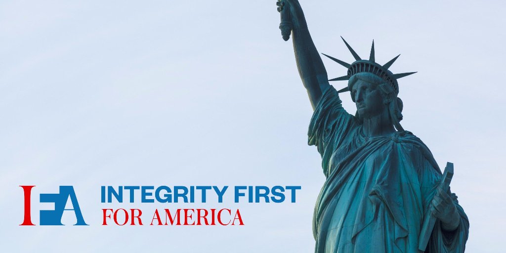 Image taken from Integrity First for America's official Twitter page.