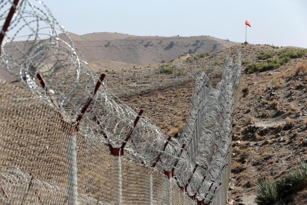 File photo of the view of the border fence outside the Kitton outpost on the border with Afghanistan in North Waziristan, Pakistan October 18, 2017. REUTERS/Caren Firouz