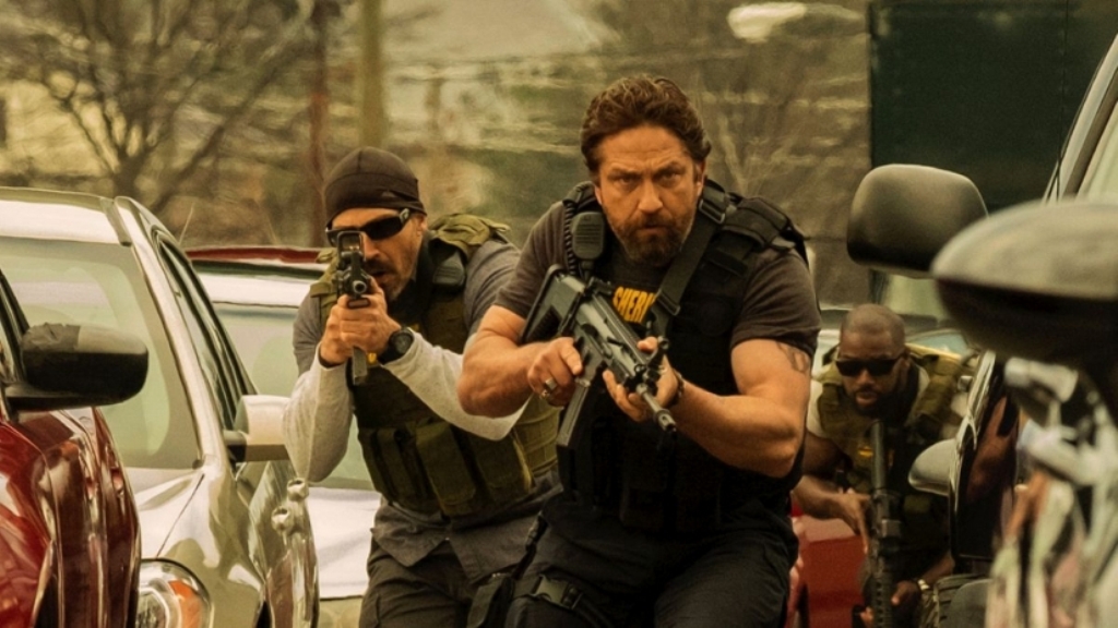 A still from the movie 'Den of Thieves.'