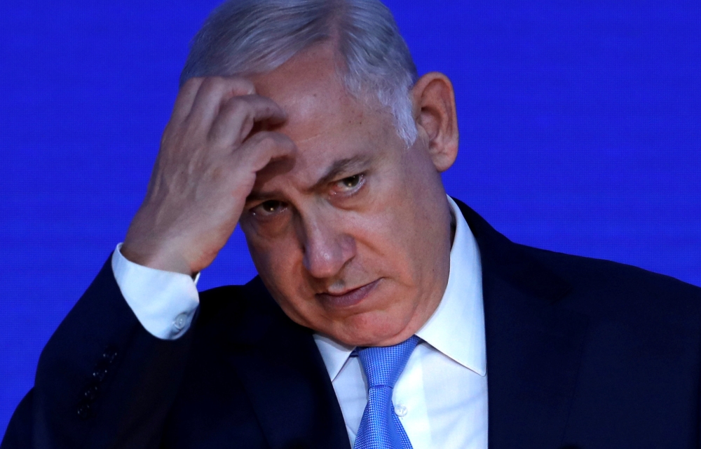 Israel's Prime Minister Benjamin Netanyahu visits the London Stock Exchange in London, Britain, November 3, 2017. REUTERS/Eddie Keogh/File Photo
