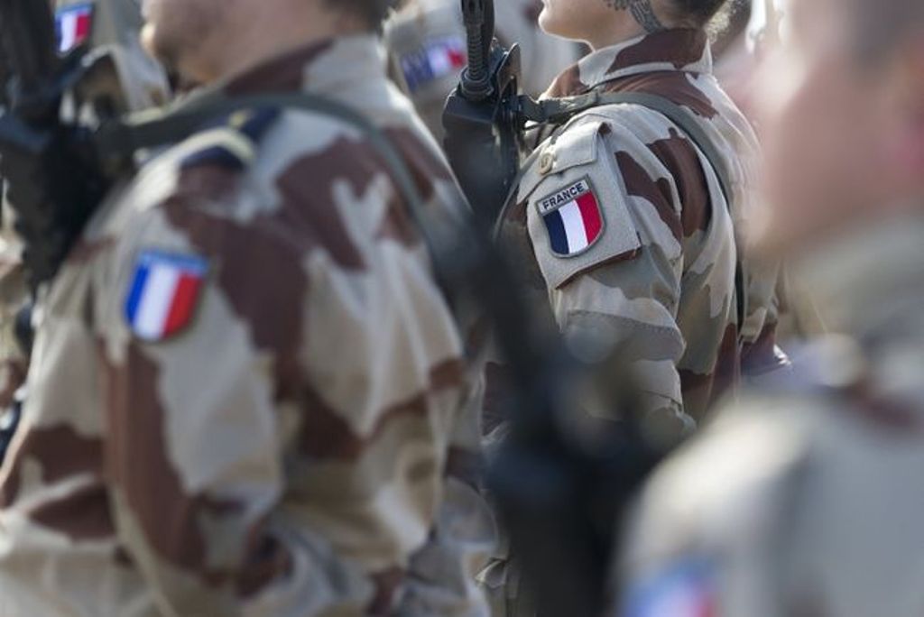 File photo of the French military. REUTERS/Kenzo Tribouillard/Pool