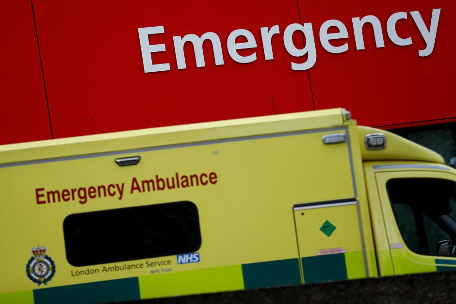 File photo of an ambulance in central London. Reuters