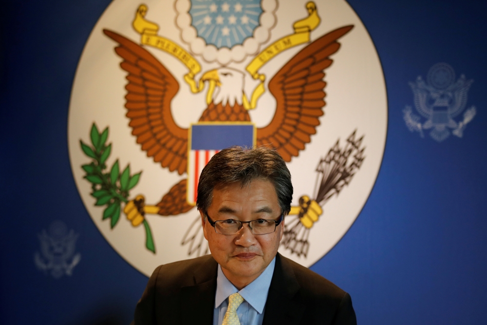 File photo of US Special Representative for North Korea Policy Joseph Yun arriving at a meeting with the media in Bangkok, Thailand December 15, 2017. REUTERS/Jorge Silva/File Photo