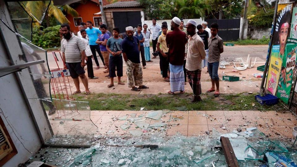 Mobs set fire to Muslim-owned businesses and attacked a mosque in the east of the country last week after a Muslim chef was accused of adding contraceptives to food sold to Sinhalese. (Reuters file photo) 