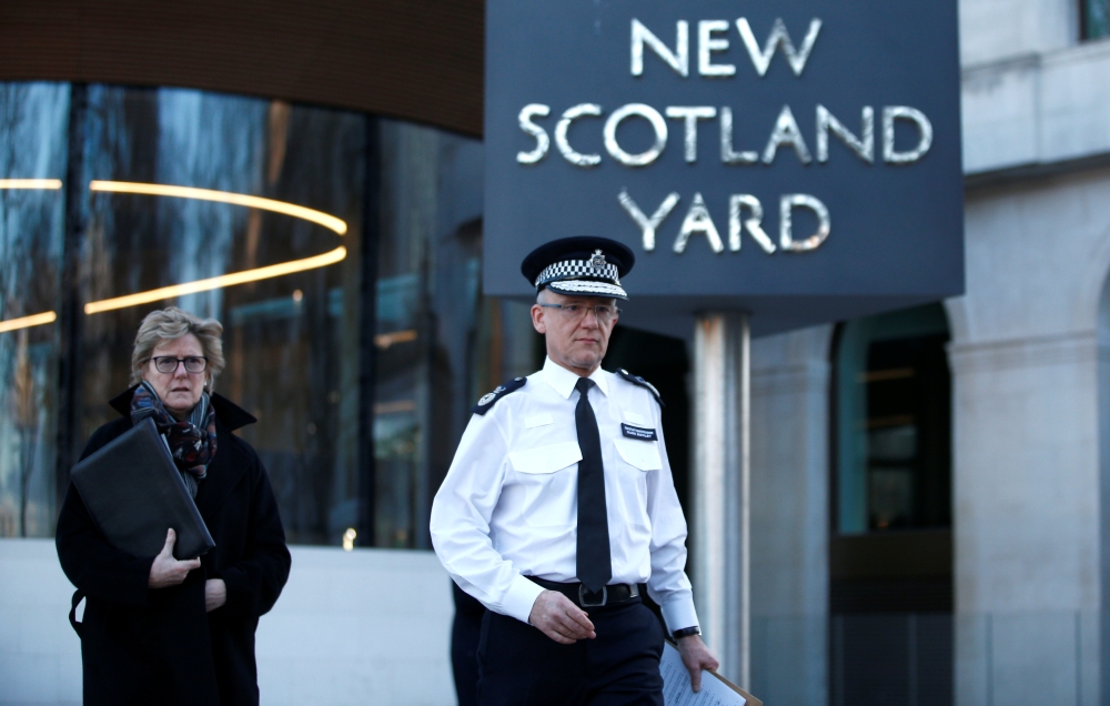 Assistant Commissioner Mark Rowley from the Metropolitan Police, together with Chief Medical Officer Sally Davies, make a statement to the press concerning Sergei Skripal and his daughter Yulia who were poisoned by a nerve agent in the centre of Salisbury